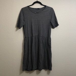 Baby-doll striped nautical gap dress